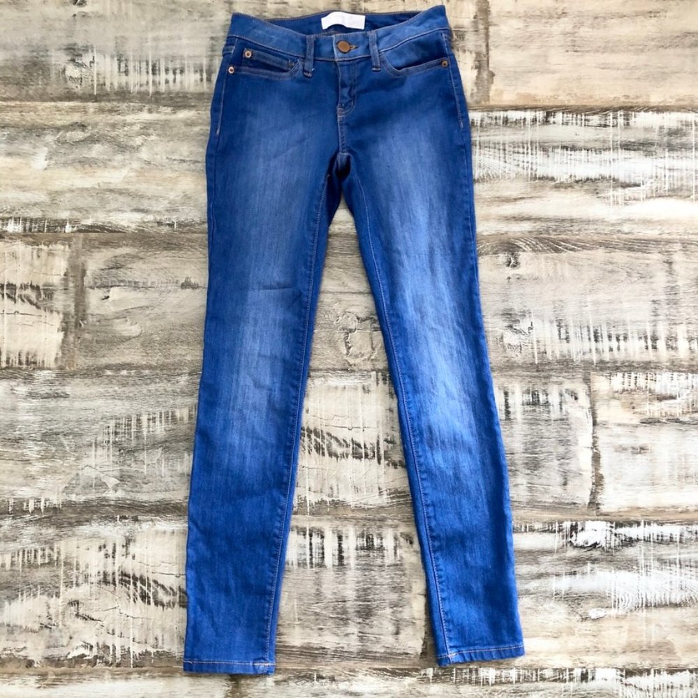 Blue Low Rise Skinny Jeans